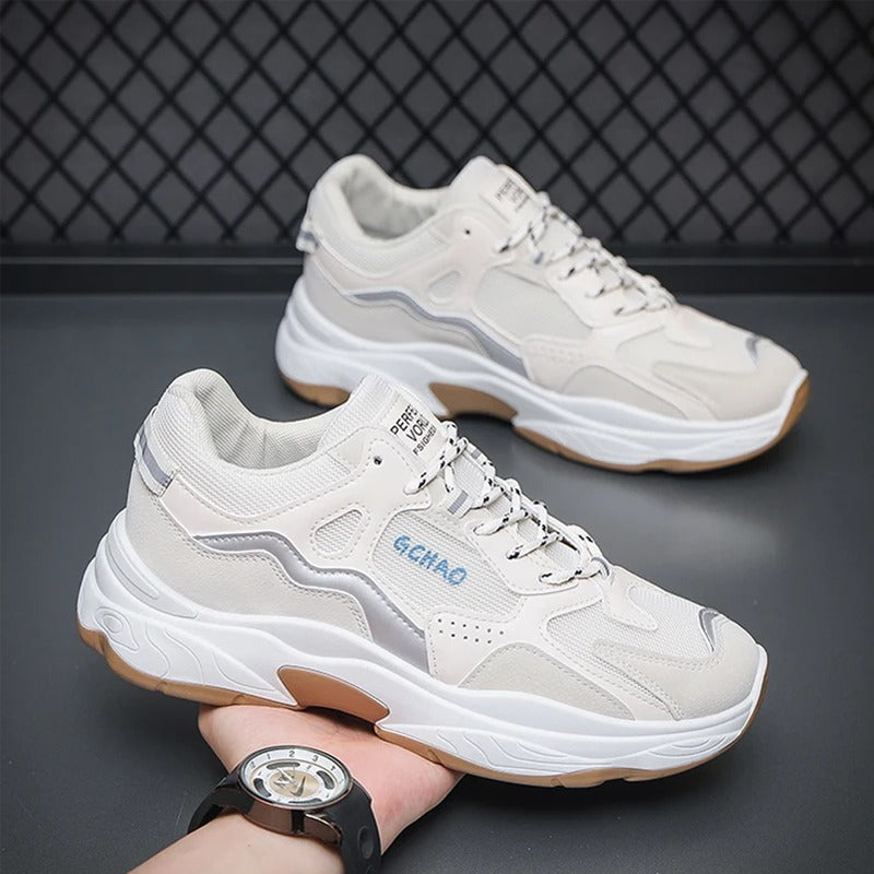 Latest High Quality Sneaker Pu Leather Shoes for Women
