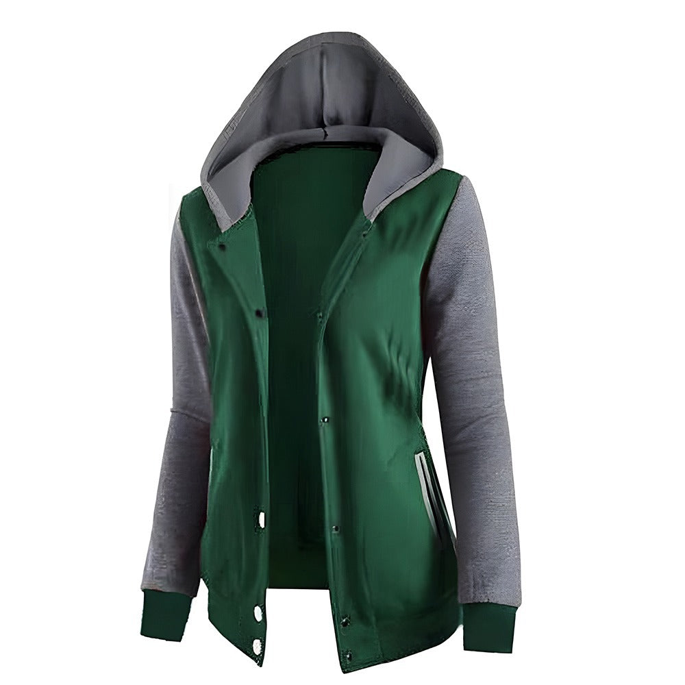 Hooded Fashion Full Sleeve Jacket Sweaters for Women