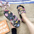 Floral Printed Fashion Flip Flop Sandals for Women