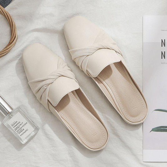 Round Toe Fashion Slip On Sandals for Women