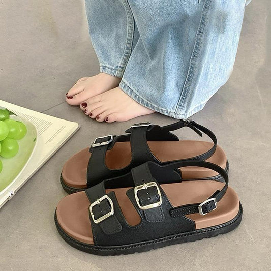 Summer Fashion Buckle Lock Fashion Sandals for Women