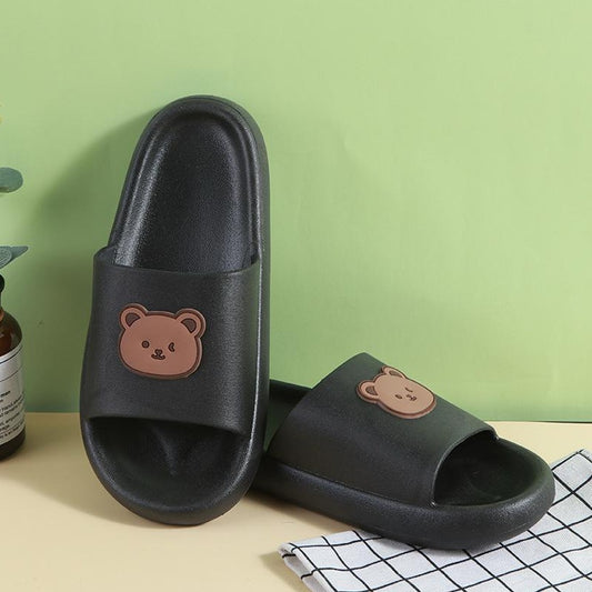 Bear Pattern Indoor & Outdoor Fashion Flip Flops for Girls