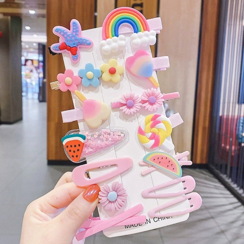 Fruits & Flower Cute Hair Clips for Women