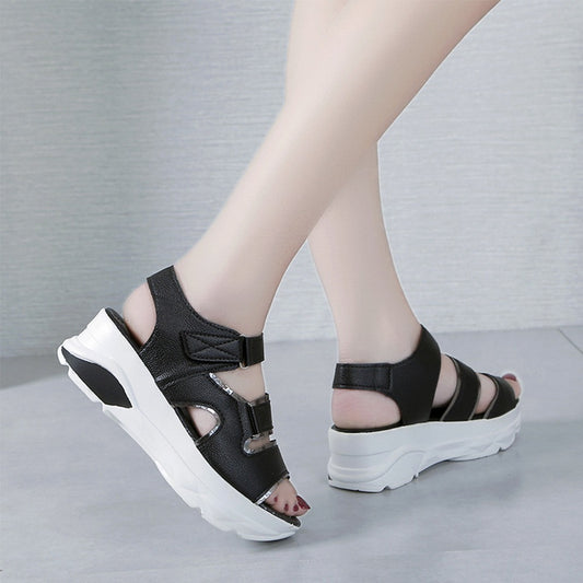 Trendy Heeled Platform Sports Sandals for Women