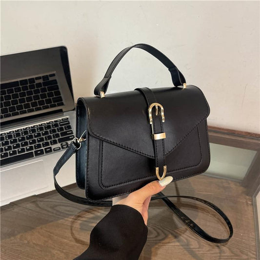 Leather Belt Minimal Hand Shoulder Bag for Women