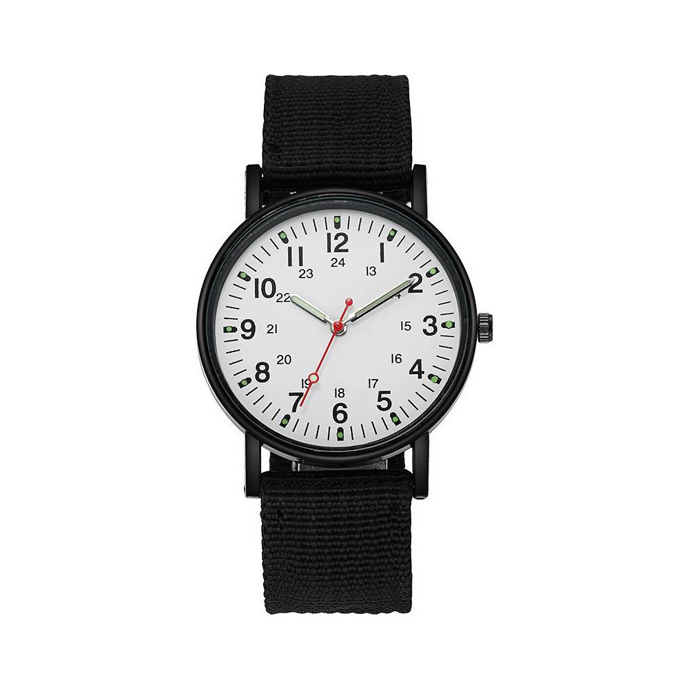 Latest Luminous Nylon Band Military Fashion Watch Analogue Watch for Men