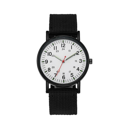 Latest Luminous Nylon Band Military Fashion Watch Analogue Watch for Men