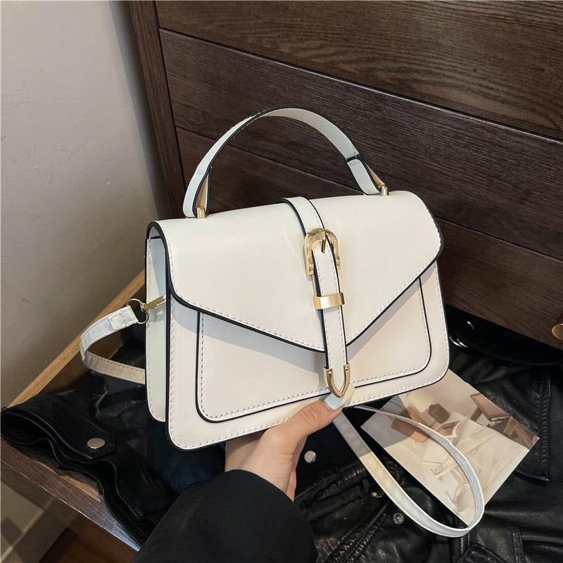 Leather Belt Minimal Hand Shoulder Bag for Women