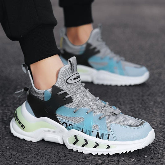 Lace Up Running Mesh Air Fashion Sneakers for Men