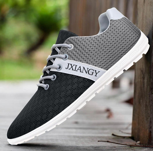 Breathable Fashion Mesh Flat Sneakers for Men
