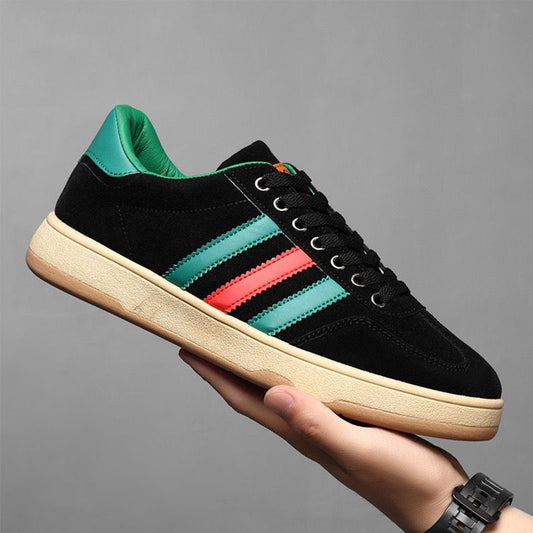 Retro Fashion Rubber Sole Flat Canvas Shoes for Men