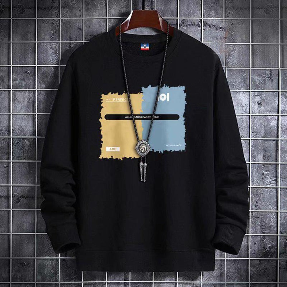 Printed Fashion Long Sleeve Pullover for Men