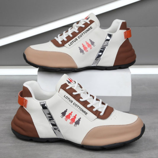 Durable Rubber Sole Lace Up Outdoor Sneakers for Women