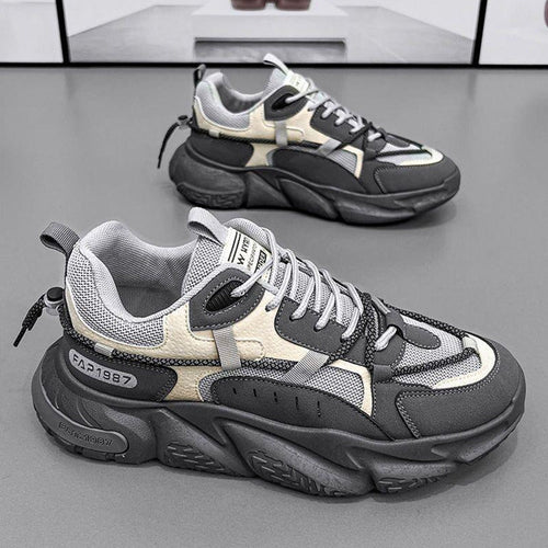 Breathable Sports Mesh Thick Sole Casual Sneakers for Men