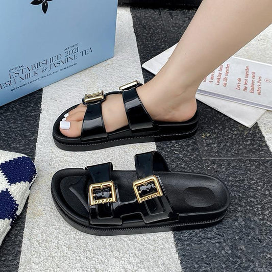 Walking Long Stand Support Buckle Sandals for Women