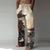 Summer Linen Baggy Printed Fashion Pants for Men
