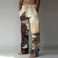 Summer Linen Baggy Printed Fashion Pants for Men