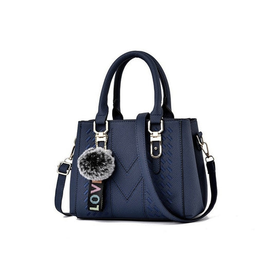 Casual Solid Fashion Faux Leather Hand  Bag for Women