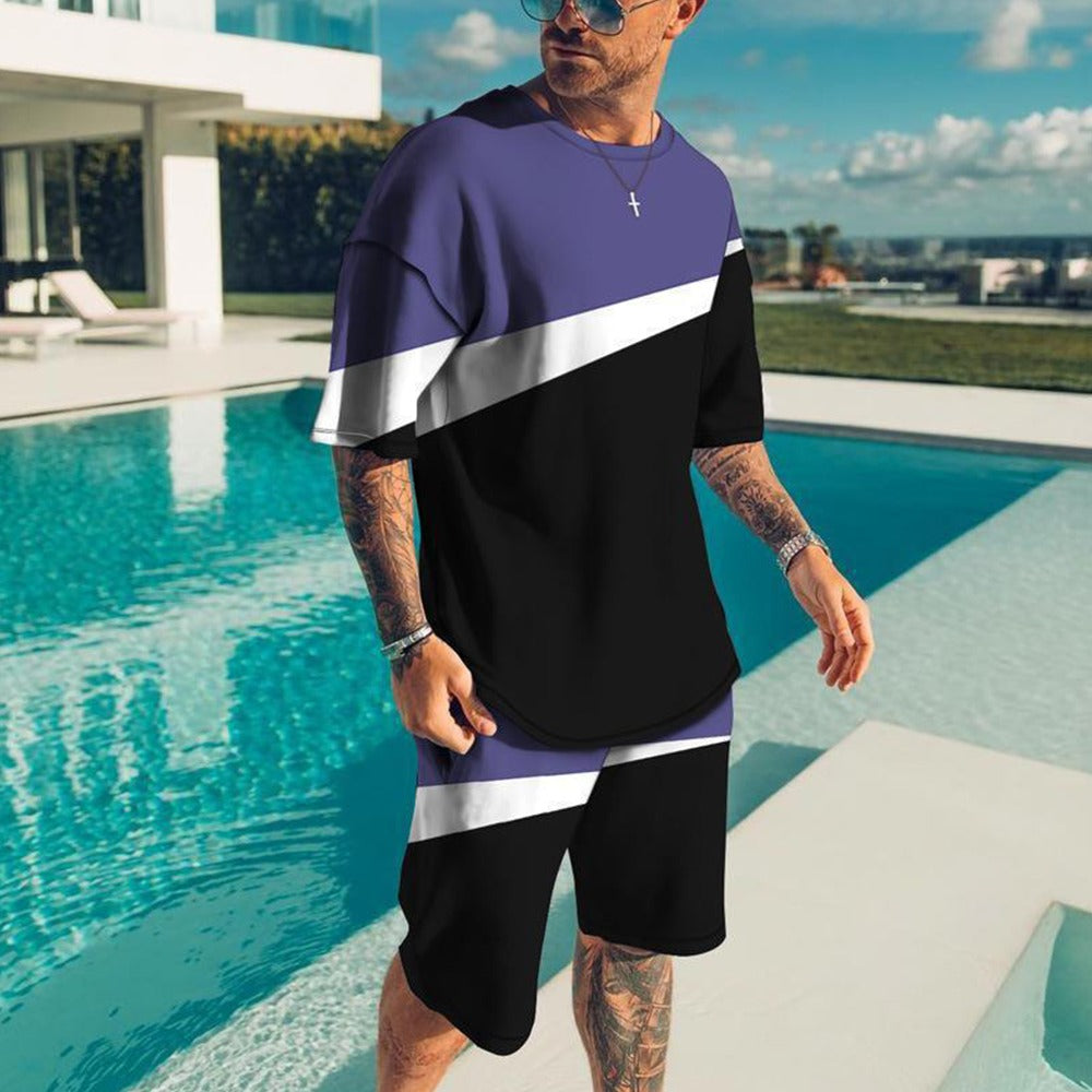 Summer Fit Fashion T-shirt & Shorts for Men