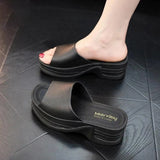 Wedge Fashion Solid Sandals for Women