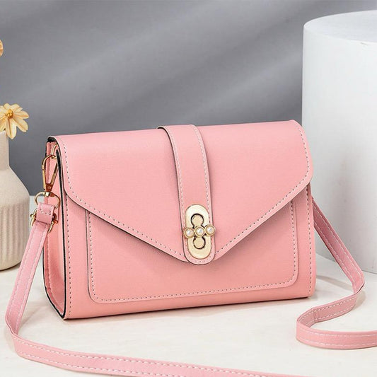 Minimal Style Street Party Hand Shoulder Solid Bag for Women