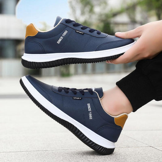Running Solid Fashion Lace Up Sneakers for Men