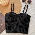 Floral Design printed Crop Top for Women