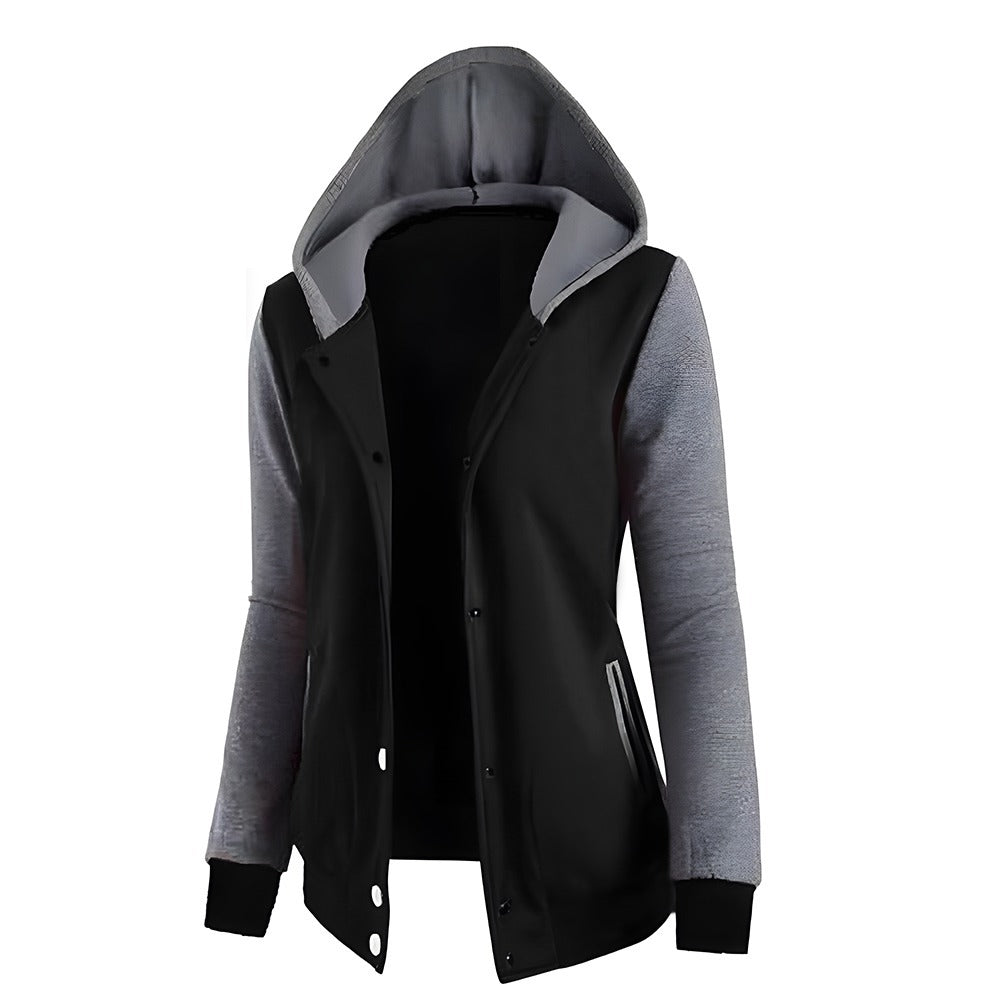 Hooded Fashion Full Sleeve Jacket Sweaters for Women