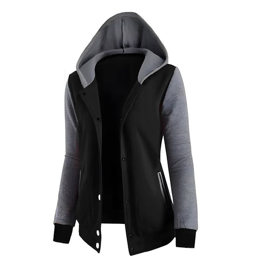 Hooded Fashion Full Sleeve Jacket Sweaters for Women