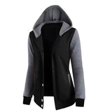 Hooded Fashion Full Sleeve Jacket Sweaters for Women