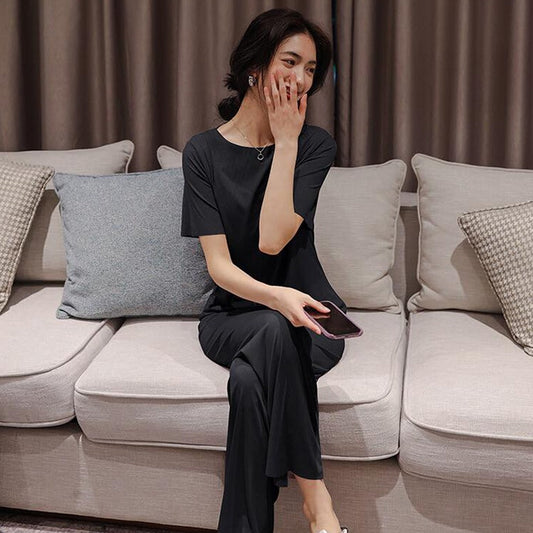 Indoor Fashion Solid Color Pajama for Women