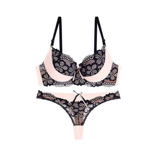 Hollow Out Casual Bra & Panties for Women