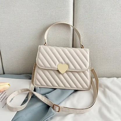 Heart Shaped Mini Hand Shoulder Crossbody Bag for Women