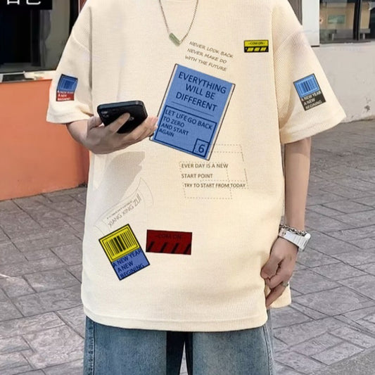 Graphic Printed Trendy Fashion Oversized T-shirt for Men