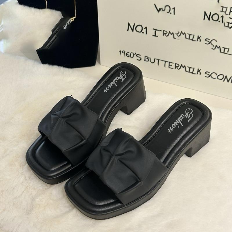 Casual Solid Light Heel Casual Sandals for Women
