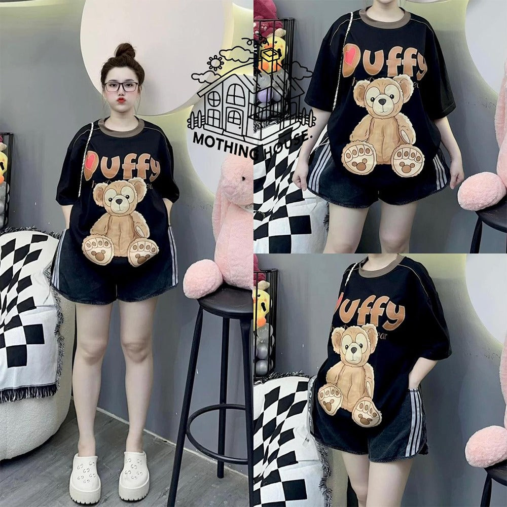 Cartoon Printed Fashion T-shirt for Women