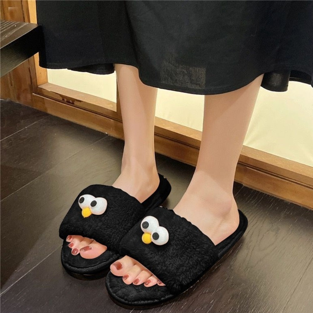 Comfy Indoor Fashion Fur Sandals for Women