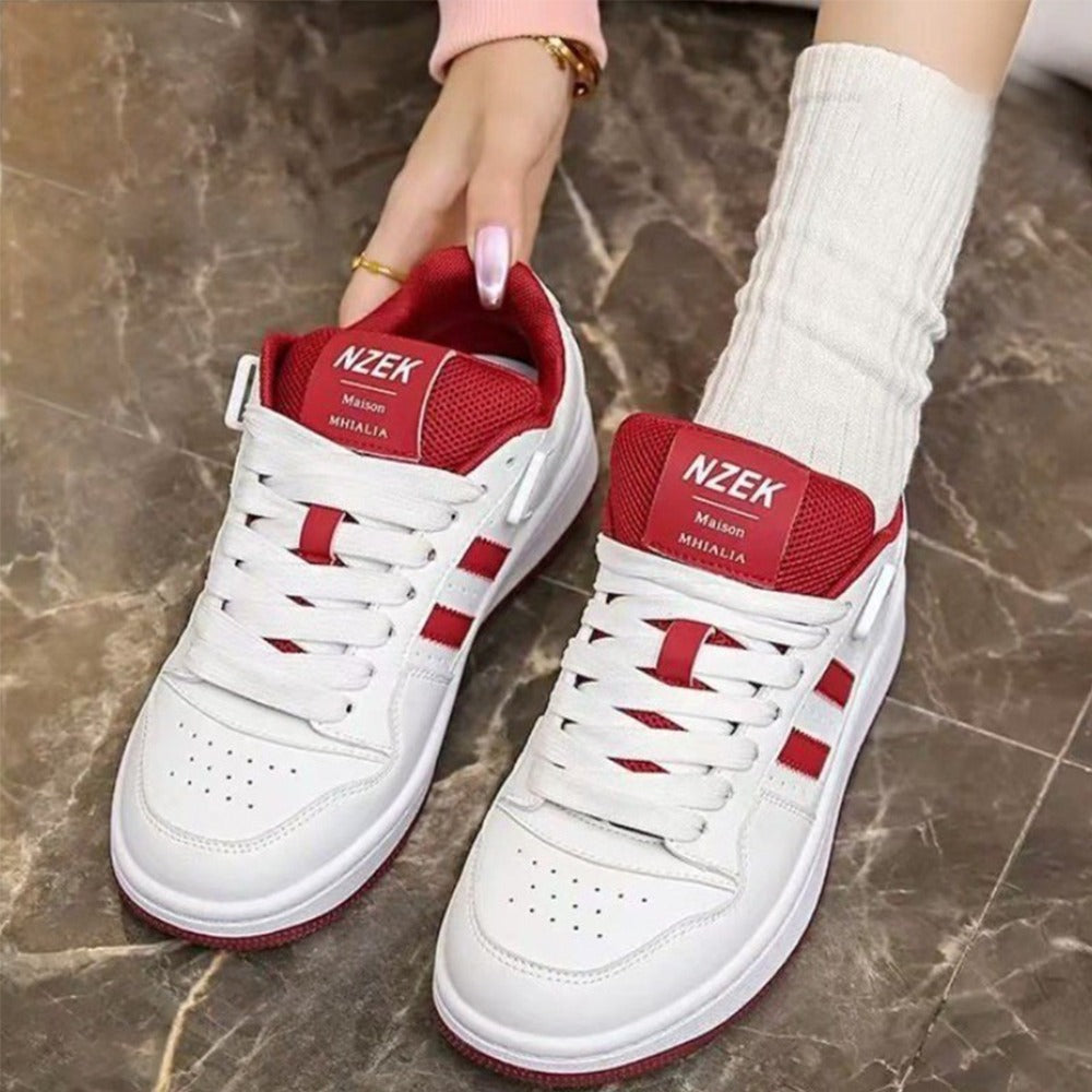 Breathable Fashion Walking Comfortable Lace Up Shoes for Women