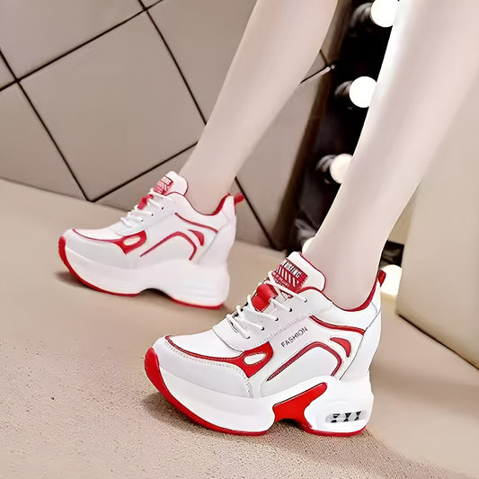 Autumn Fashion Thick Sole High Top Sneakers for Women