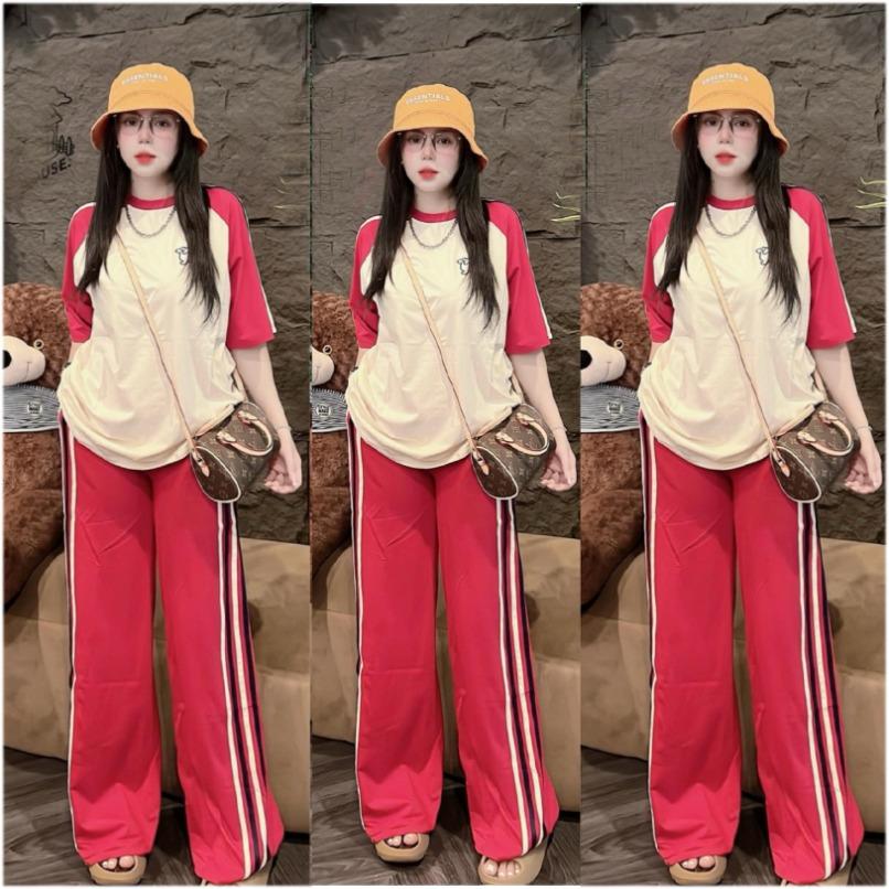 Stretchable Casual Summer Fashion T-shirt & Pant for Women