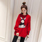 Rabbit Printed Fashion Long Sleeve Pullovers for Women