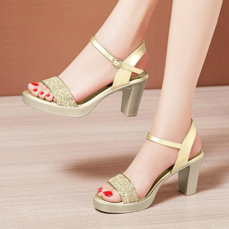 New Strappy Heel Platform Sandals for Women