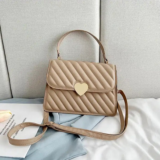 Heart Shaped Mini Hand Shoulder Crossbody Bag for Women