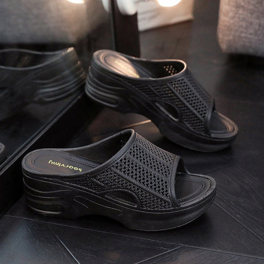 Breathable Open Toe Height Increasing Sandals for Women