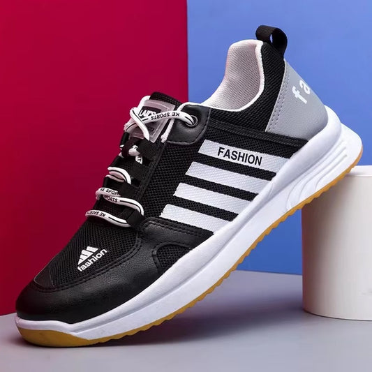 Breathable Running Fashion Lace Up Sneakers for Men