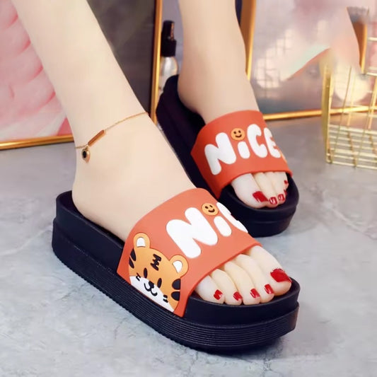 Height Increasing Thick Sole Nice Flip Flop Sandals for Women