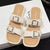 Latest Buckled Fashion Slip on Sandals for Women