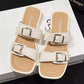Latest Buckled Fashion Slip on Sandals for Women