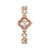 Leaf Petal Fashion Stainless Steel Wristwatch for Women