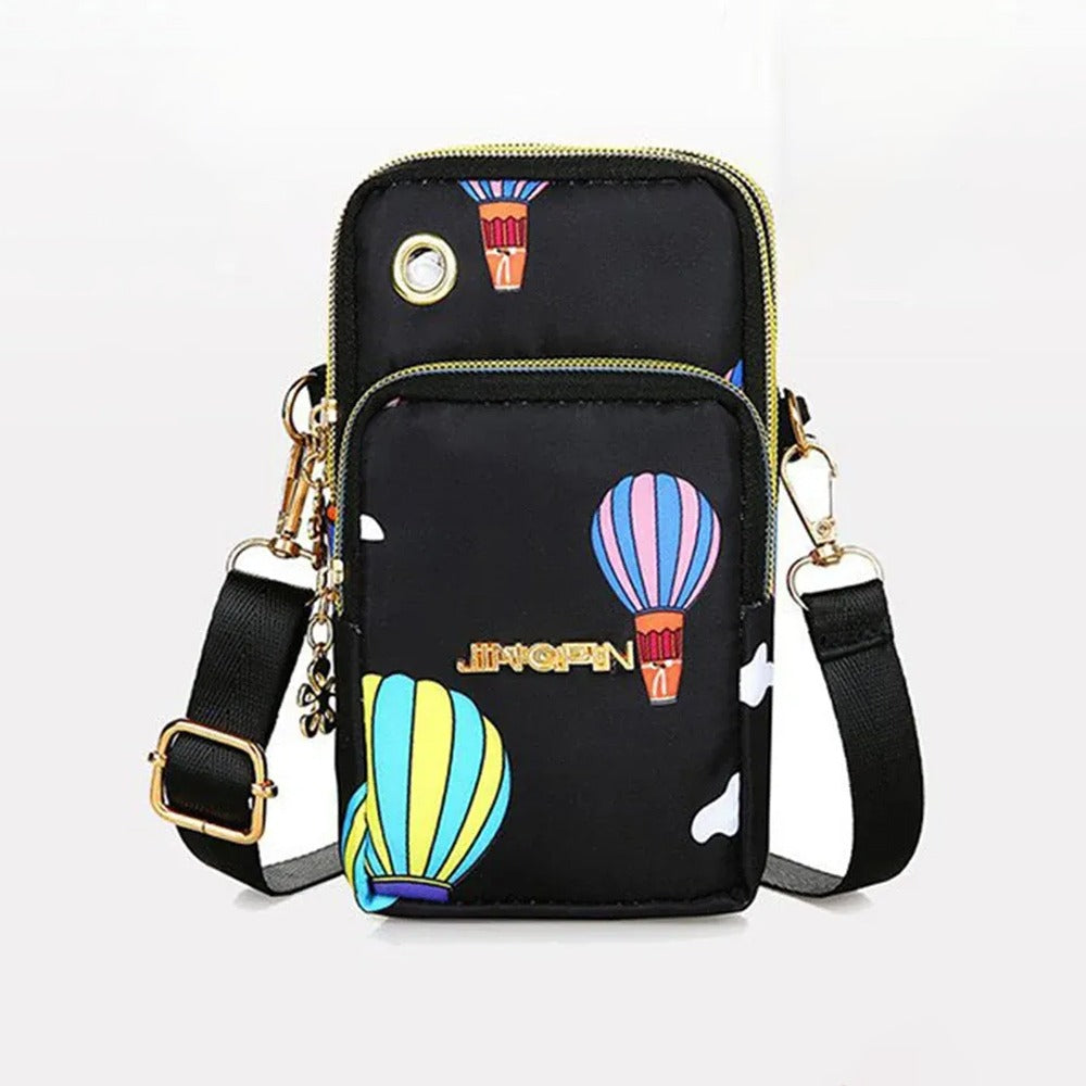 Multicolor Pattern Travel Crossbody Hand Bag for Women
